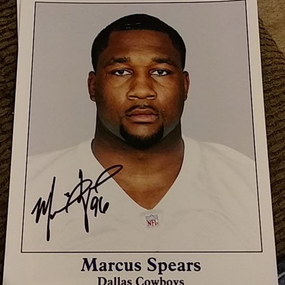 Marcus Spears #96 signed photo Dallas Cowboys - Picture 1 of 5